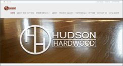 Desktop Screenshot of hudsonhardwood.com